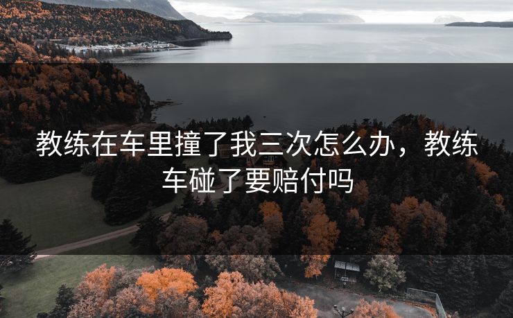 教练在车里撞了我三次怎么办,教练车碰了要赔付吗 教练在车里撞了我三次怎么办,教练车碰了要赔付吗