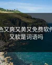 国产又色又爽又黄又免费软件，又黄又软是词语吗