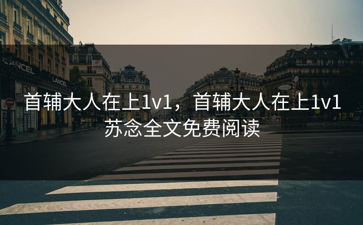 首辅大人在上1v1，首辅大人在上1v1苏念全文免费阅读