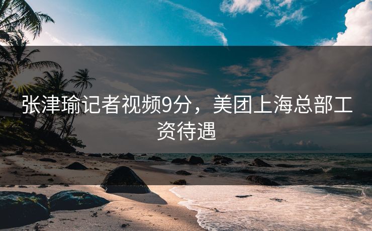 张津瑜记者视频9分，美团上海总部工资待遇